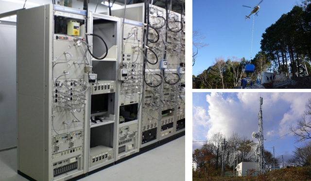 テレビサテライト中継局画像