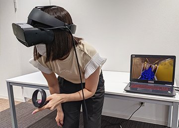 防災訓練VR　デモ機