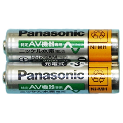 ニッケル水素充電式電池 HHR-3AM/2B(2本1組)