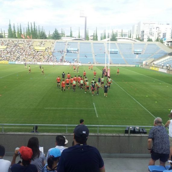ラグビー観戦