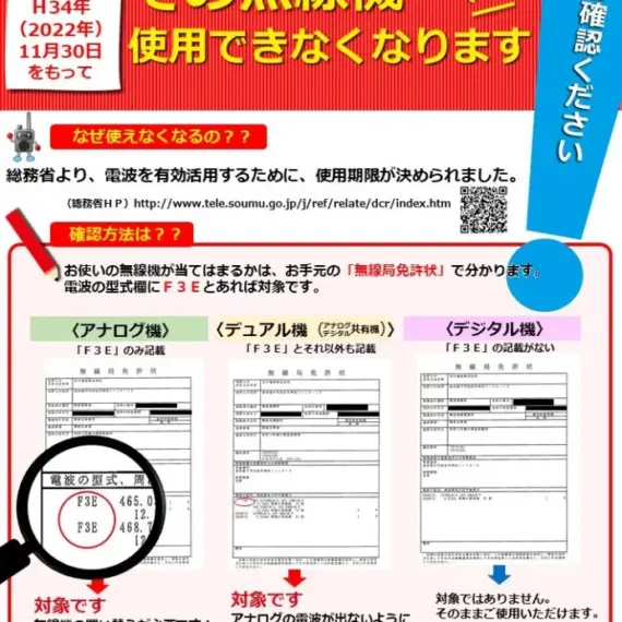 2018年も無線のことなら田中電気へ