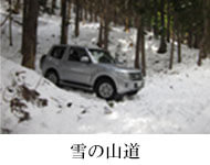 冬の山道